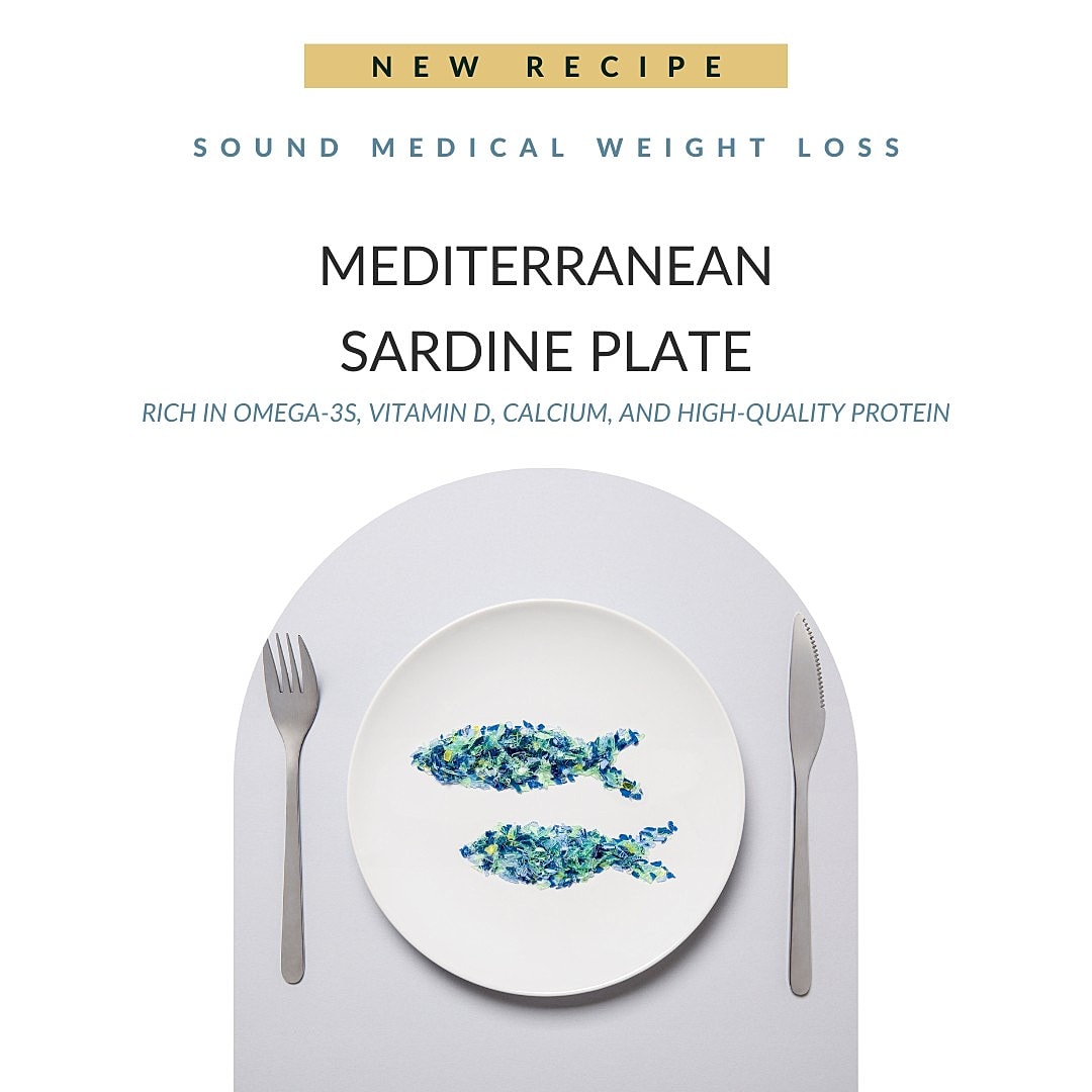 Mediterranean sardine plate recipe with health benefits