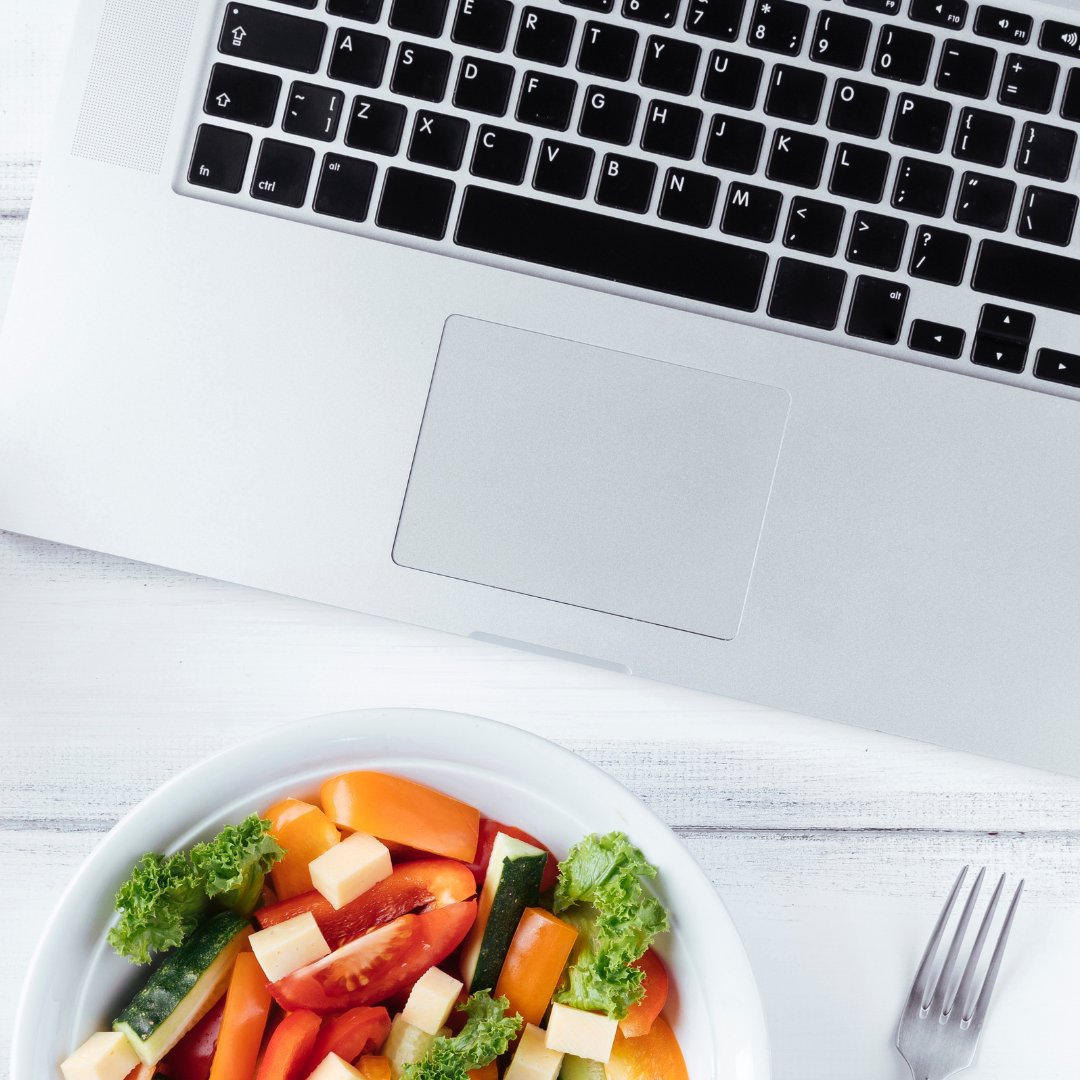 Video call between two women on a tablet.