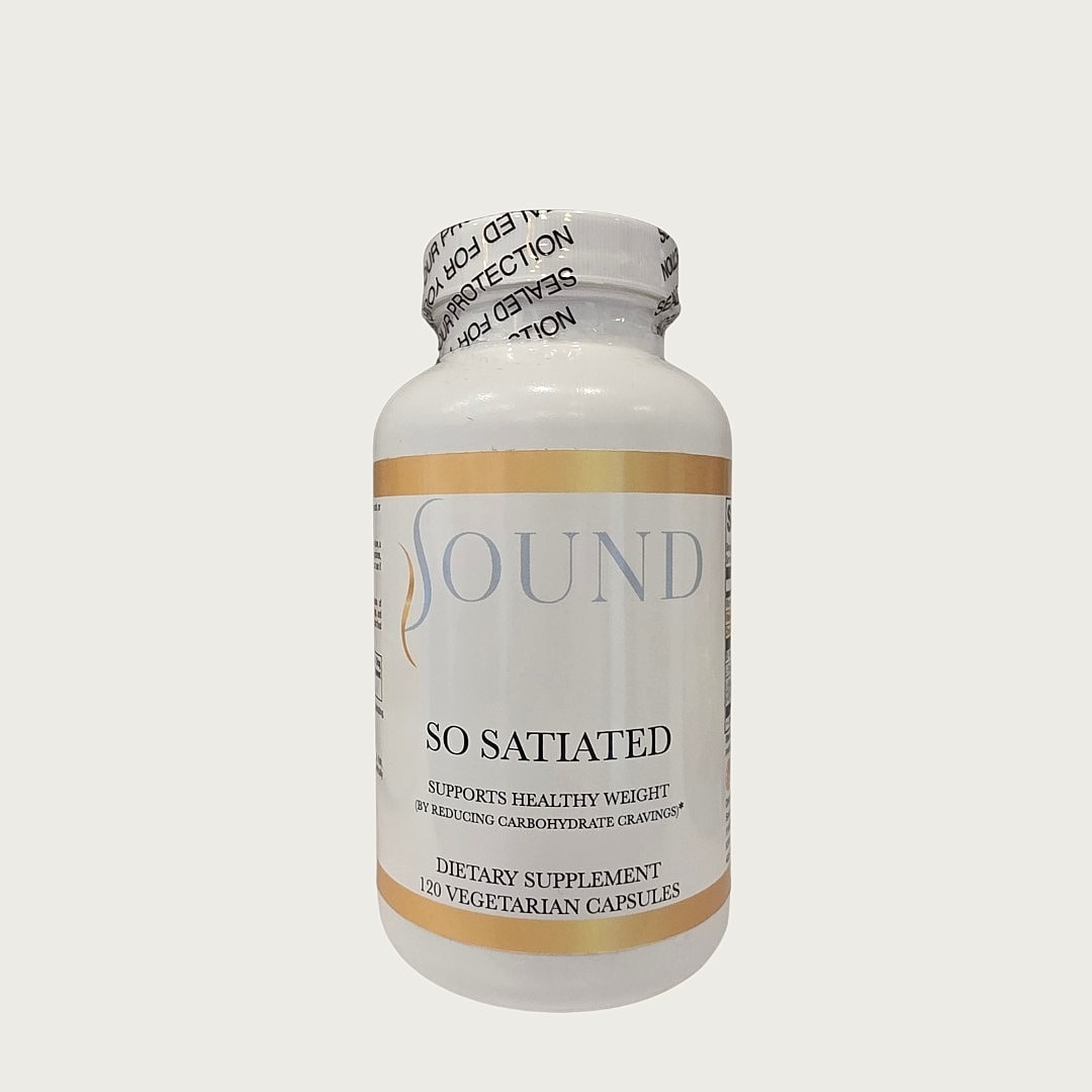 Dietary supplement bottle to reduce carbohydrate cravings for healthy weight support.