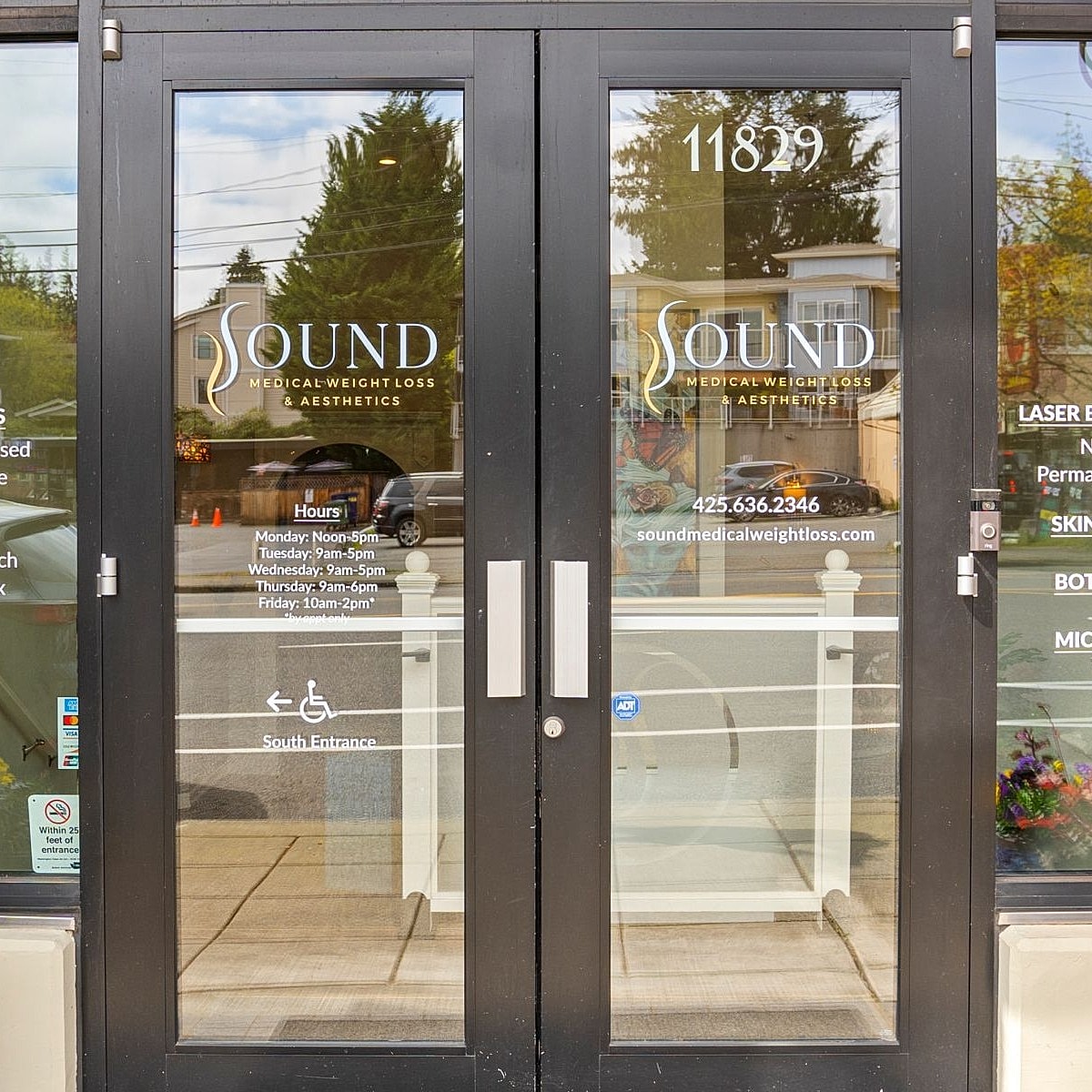 Entrance to Sound Medical Weight Loss & Aesthetics